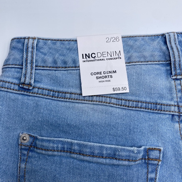 NWT INC Core Denim Shorts 2/26 - Picture 5 of 10